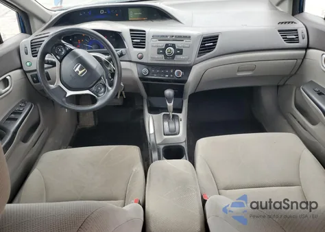 2012 Honda Civic Lx z USA, uszkodzony, nr VIN 2HGFB2F53CH581577